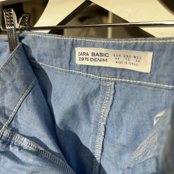 Blue Zara Basics, Demin collection, SZ 12, light weight - Picture 1 of 6